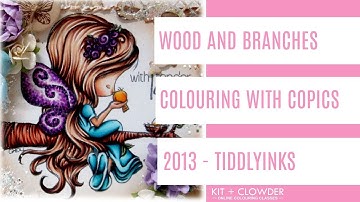Copic Tutorial - Colouring Wood, Branches, and Trees