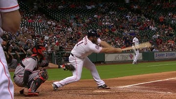 BAL@HOU: Gattis plates two with a single to right