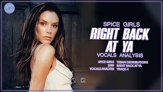 Spice Girls Right Back At Ya Vocals Analysis Backround Vocals Lead Vocals Ad-Libs