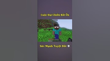 Cuộc Đại Chiến Bất Ổn Giữa Đấng Sáng Tạo iceFen Và Herobrine 💀 #shorts