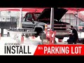 We Install Air Suspension System and C-Notches on a 1997 Chevy C1500 OBS Truck in a parking lot!