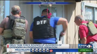 Drug Task Force Rounds Up Hundreds in Joint Operation