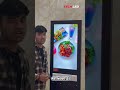 I type standee with charging kiosk best advertising product tech led