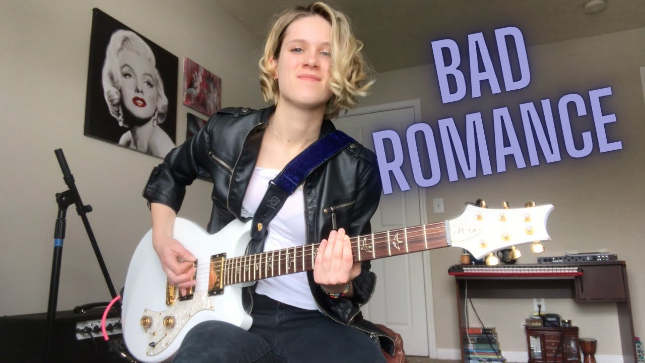 Lady Gaga Guitar. Halestorm bad romance