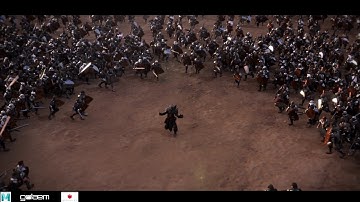 Crowd explosion : Golaem and maya