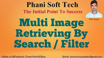 Multi Image Retrieving by search | Image retrieving using Java - Phani Soft Tech