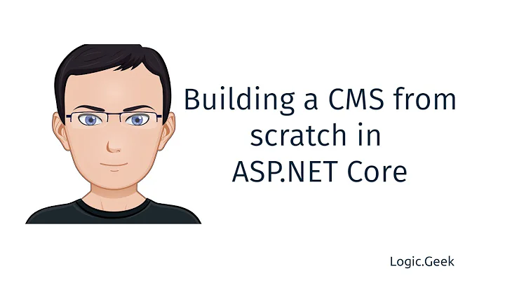 Build a CMS from scratch with ASP.NET Core 2.2 in C#