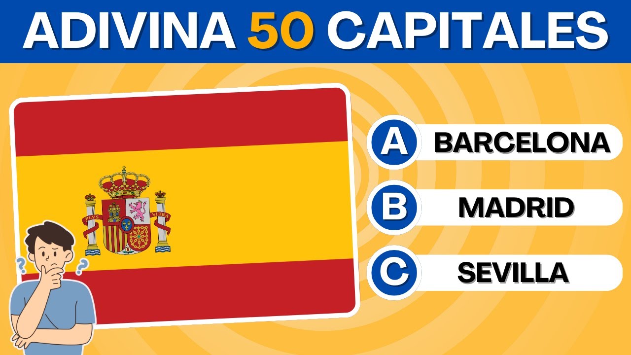 ¿Cuánto sabes de geografía? 🌍🤔 | adivina la capital de 50 países