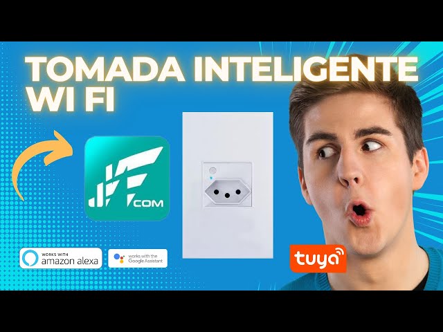 Tomada Inteligente Wifi Jwcom Smart SA-B2 Alexa e Google Home