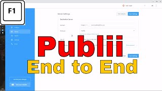 Publii - full feature overview, end to end
