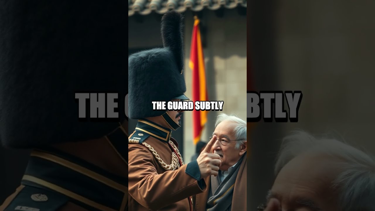 Elderly Man S Struggle Royal Guard Silent Strength Inspired Everyone