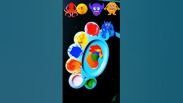 Guess the mixed color of Squid Game2（Part 44）#오징어게임 #squidgame #squidgame2 #satisfying #colormixing