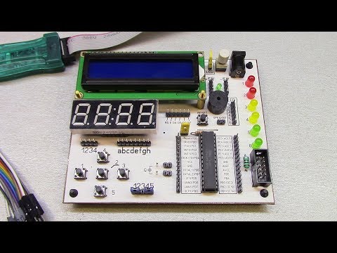 Отладочная плата atmega128 своими руками