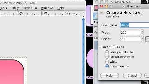 How to make a glossy button on GIMP