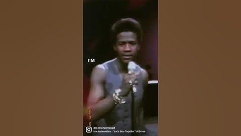 Thumbnail of The smoothest performance #algreen #letsstaytogether #soul #goodmusic