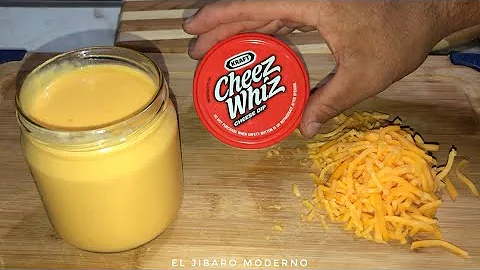 ¿Es Cheez Whiz queso cheddar?