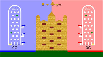 Marble race battle in Algodoo - The gold battle | 3 |