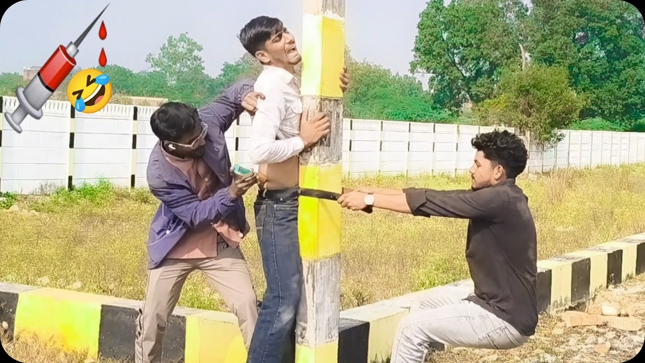इंजेक्शन लगा दिया भैंस का जबरदस्ती 💉🤣🤪 / #injection #funny #comedy 