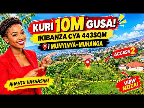 443 sqm plot for sale in Munyinya, Muhanga