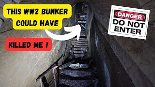 Deadliest WW2 bunker we ever entered. I could have died !