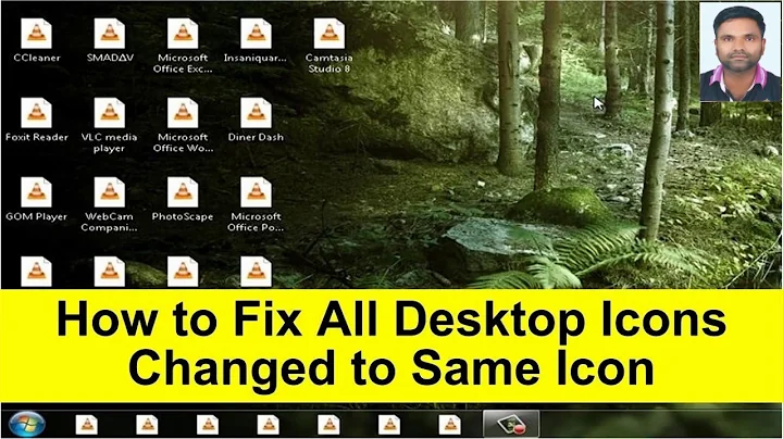 How To Fix All Icons Are The Same like VLC,Internet explorer,etc... On Windows 7/8/10