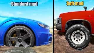 Standard Mud vs Soft Mud (DSC Mud) - Beamng drive screenshot 1