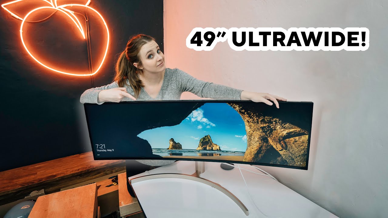 Écran double incurvé UltraWide™ IPS à DEL QHD 49WL95C-W 32:9 de 49 po avec  HDR10 de LG - 49WL95C-WY