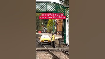 We turned a BMW into a train! #Autotrader #cars #mods