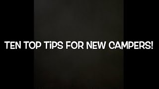 Top ten storage tips for newbie campers! Swift Basecamp 2
