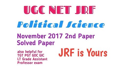 Usha Study Point UGC NET JRF Political Science Solve Paper #ushastudypoint #ugc_net_jrf