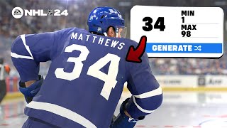 Using A Random Number Generator To Draft My Team
