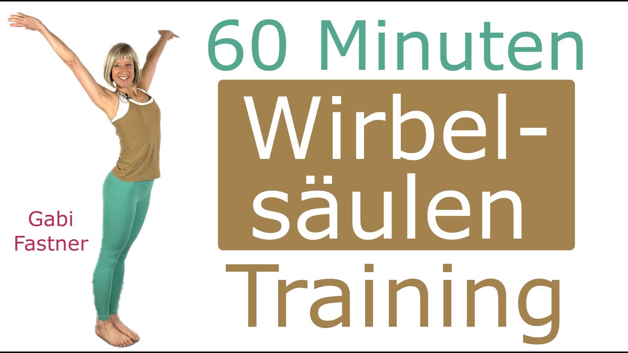 ♦️ 60 min. Wirbelsäulen - Training | Rückengymnastik - Kursstunde, Bewegungsgesundheit ohne Geräte