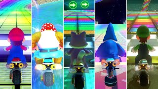 All Rainbow Road Courses in Mario Kart 8 Deluxe