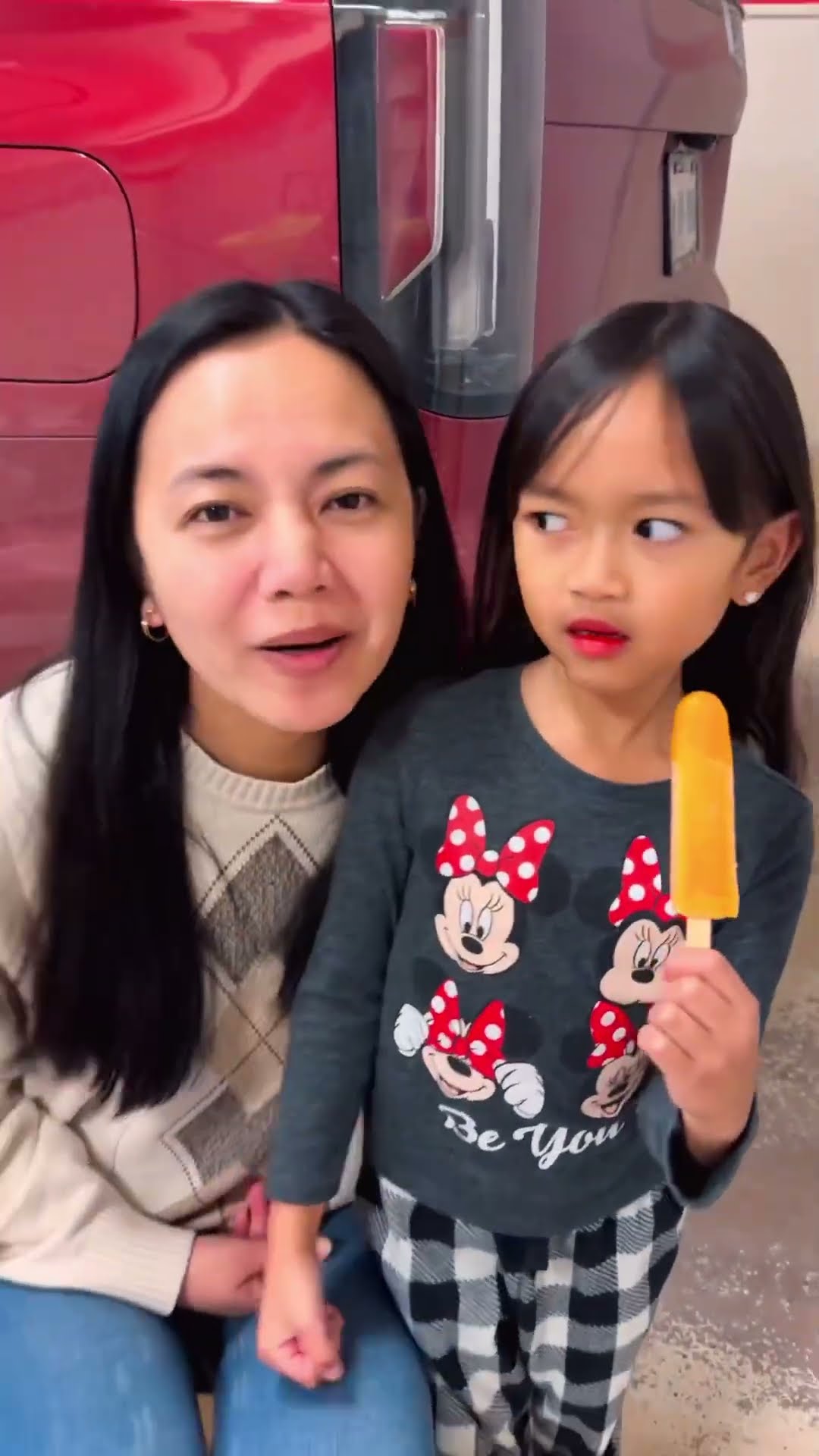 Mom eats pranks daughter ??❤️?????✅??