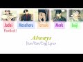 FlowBack - Always [Kan/Rom/Eng] Color-coded Lyric Video