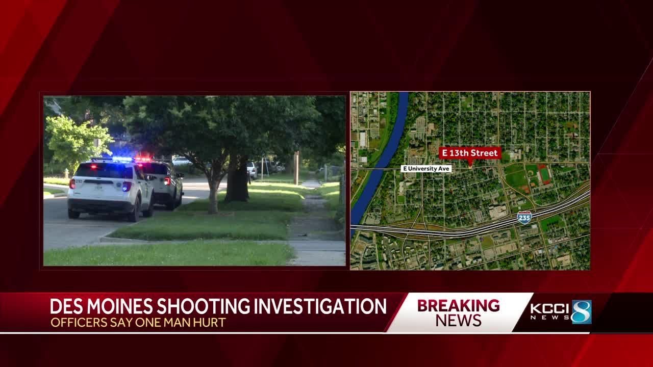 Des Moines police investigating early morning shooting - YouTube