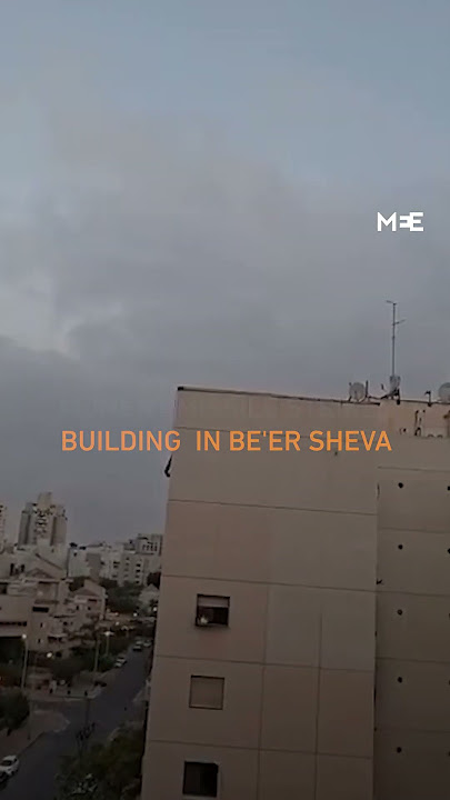 Footage captures moment missile strikes building in southern Israel