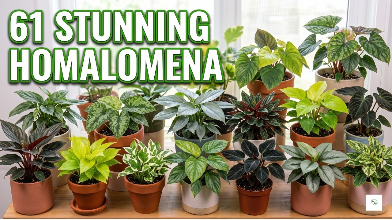 61 Stunning Homalomena Varieties Rare & Beautiful | Homalomena