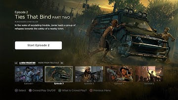 WALKING DEAD: A NEW FRONTIER [PS4] TellTale - Episode 2 - Ties That Bind Part 2 (full episode)