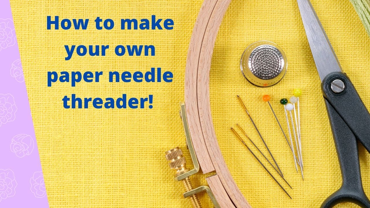 How to Make a Vintage Button Needle Minder and Needle Threader — Sum of  their Stories Craft Blog