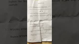 PGDCA 2 sem question paper 2023 Internet and web designing #pgdca #mcu #dca #questionpaper2023