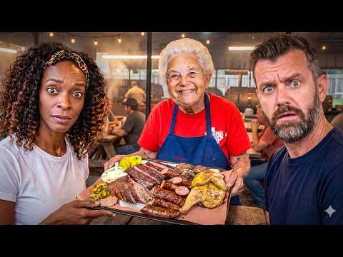 Brits Try Legendary Texas BBQ From A 91 Year Old Female Pitmaster