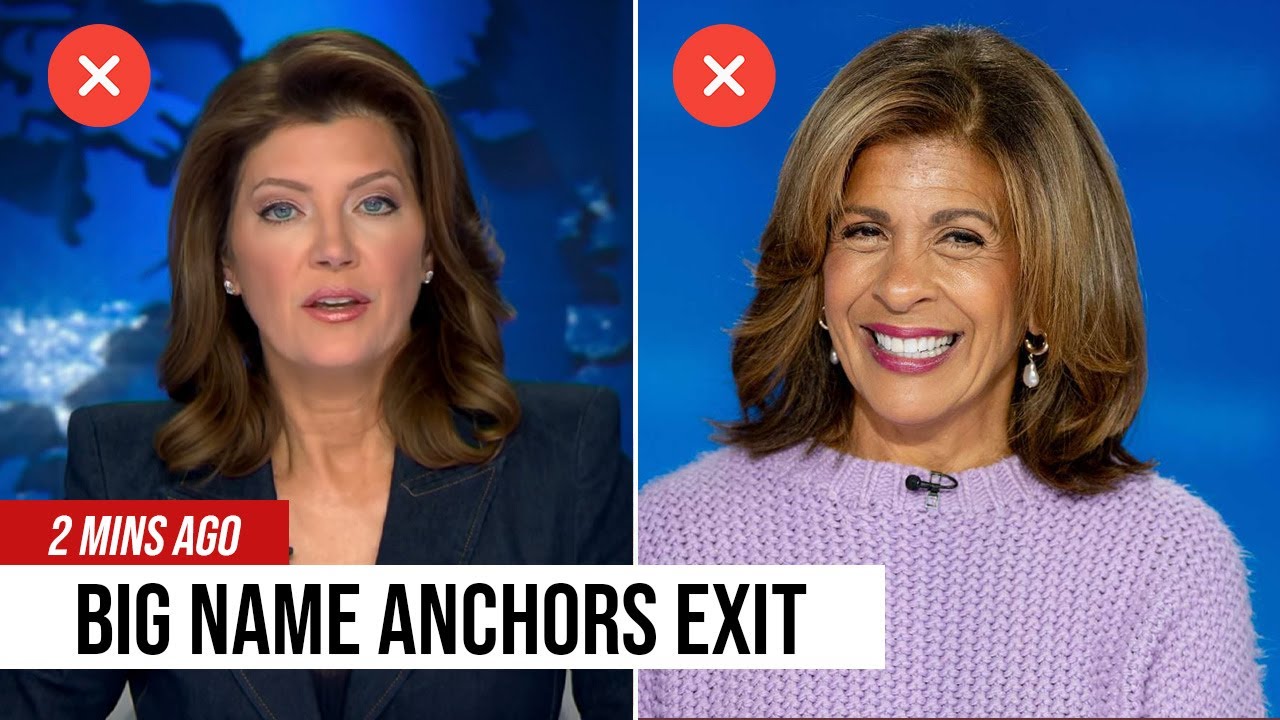 2 Mins Ago: ANCHORS SAY GOODBYE! CBS NEWS Norah O'Donnell, Hoda Kotb ...