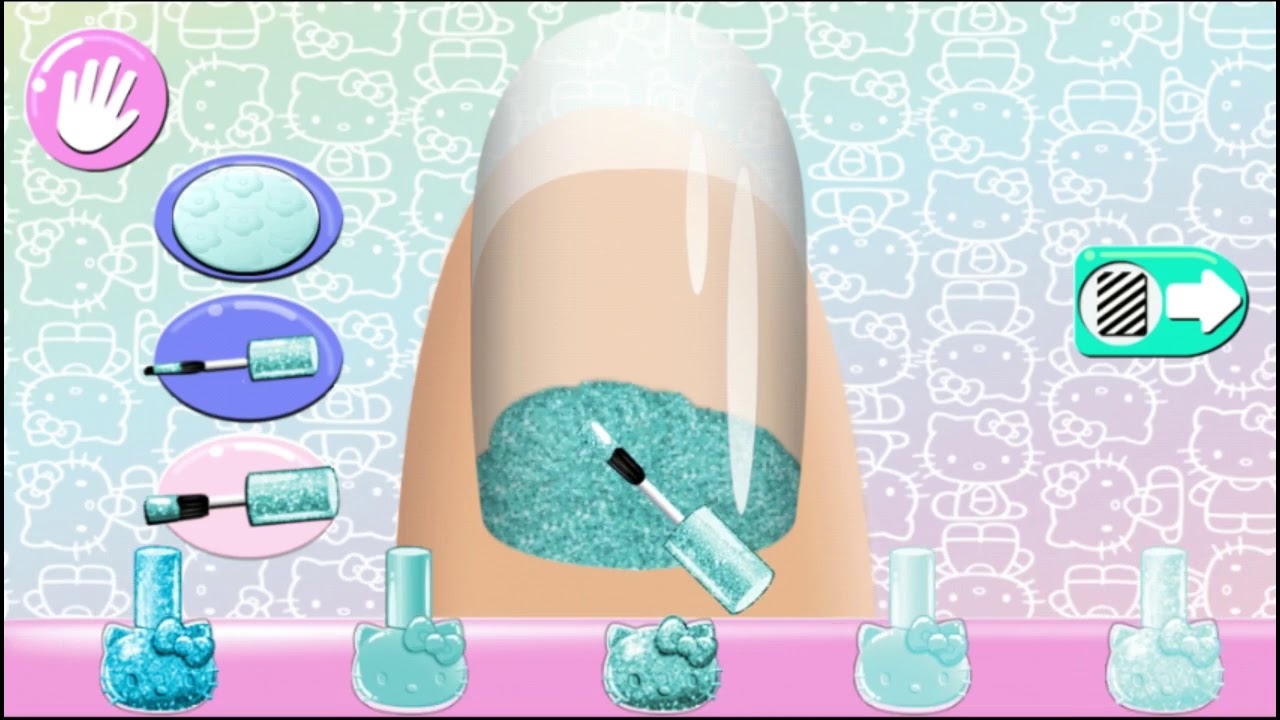 Hello Kitty Nail Salon-Kids Game Video | android kids game |  game4u