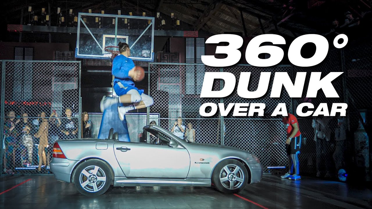 First EVER 360 Dunk over CAR Miroslav Eletskiy YouTube