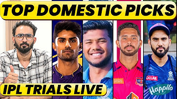 CSK, KKR, MI IPL CONTRACTS. FROM TRIALS TO SMAT, TOP DOMESTIC PERFORMERS. FAST BOWLERS, AR,s WKs