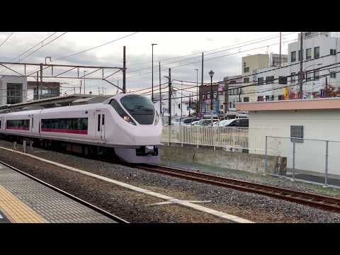 特急ひたち　石岡駅通過の様子 E657系 4k映像