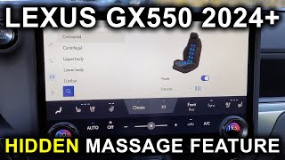 Lexus GX550 (2024-2025): Hidden Massage Feature!