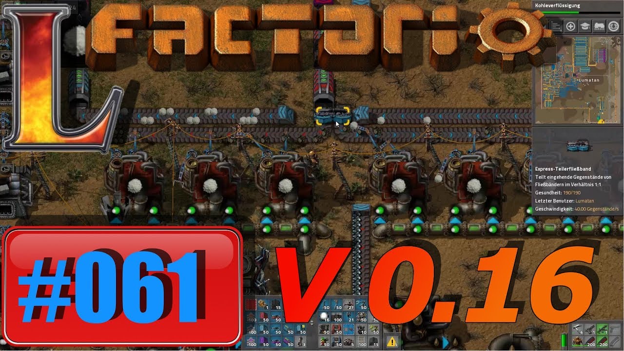 Factorio V 0.16 #061 | Let's Play Deutsch Modpack | Das Spiel der ...