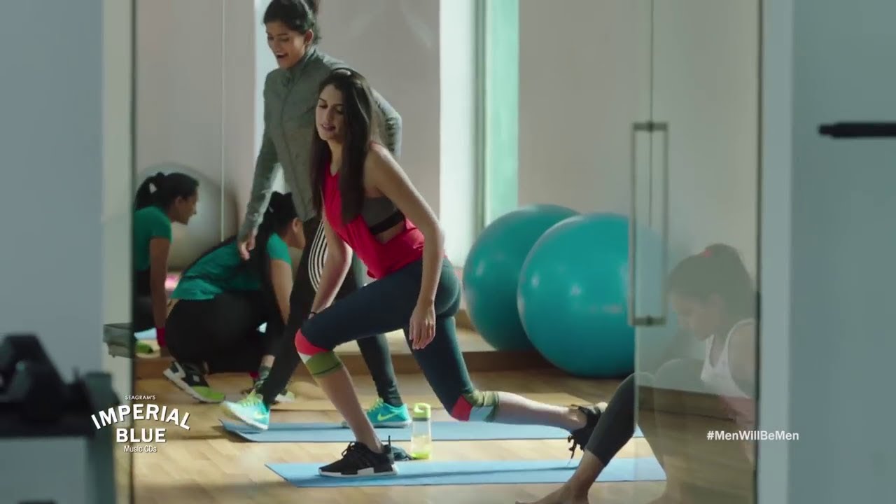 New Imperial Blue Men will be men Ad Gym